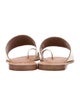 Diane von Furstenberg Leather Slides