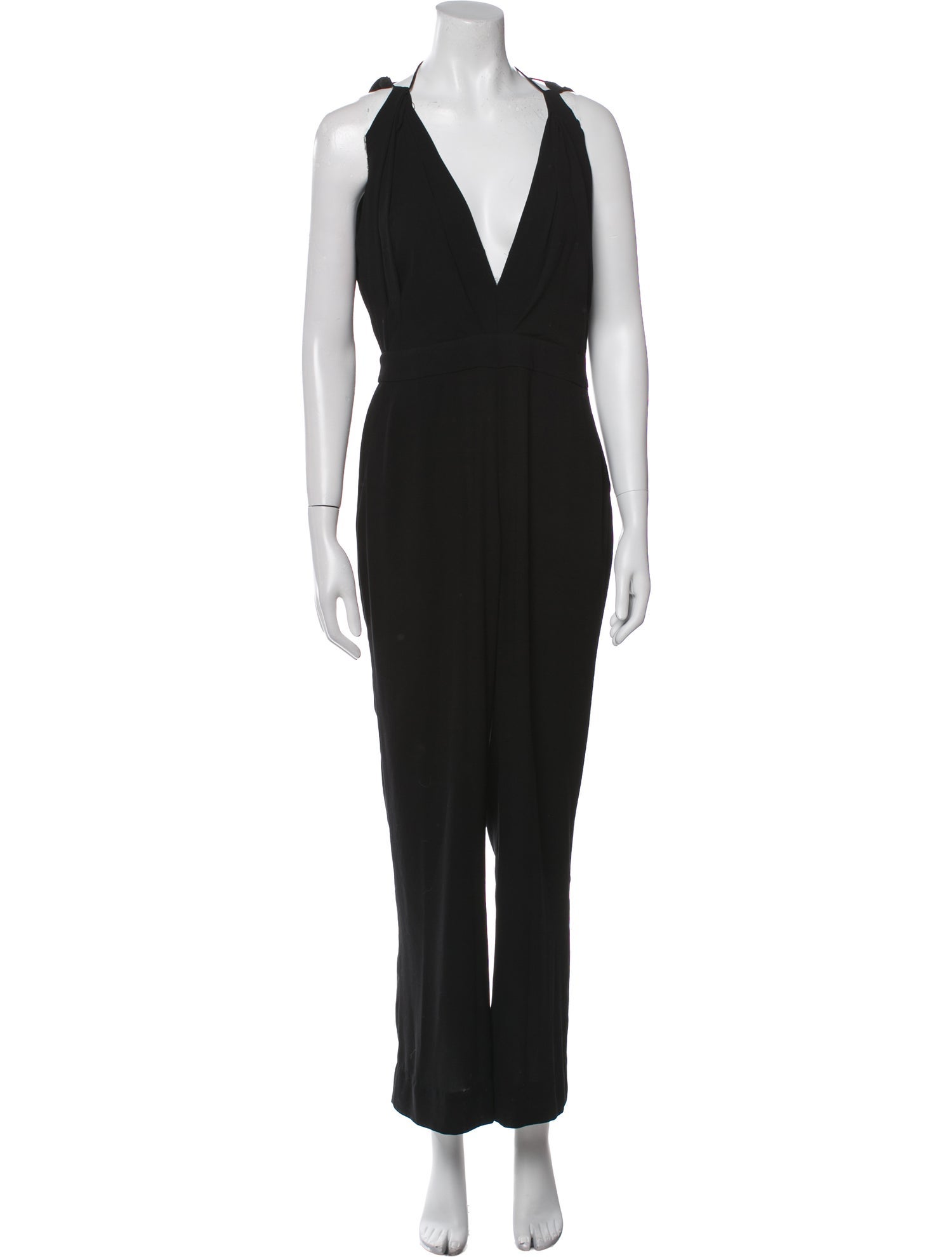 Diane von Furstenberg Plunge Neckline Jumpsuit