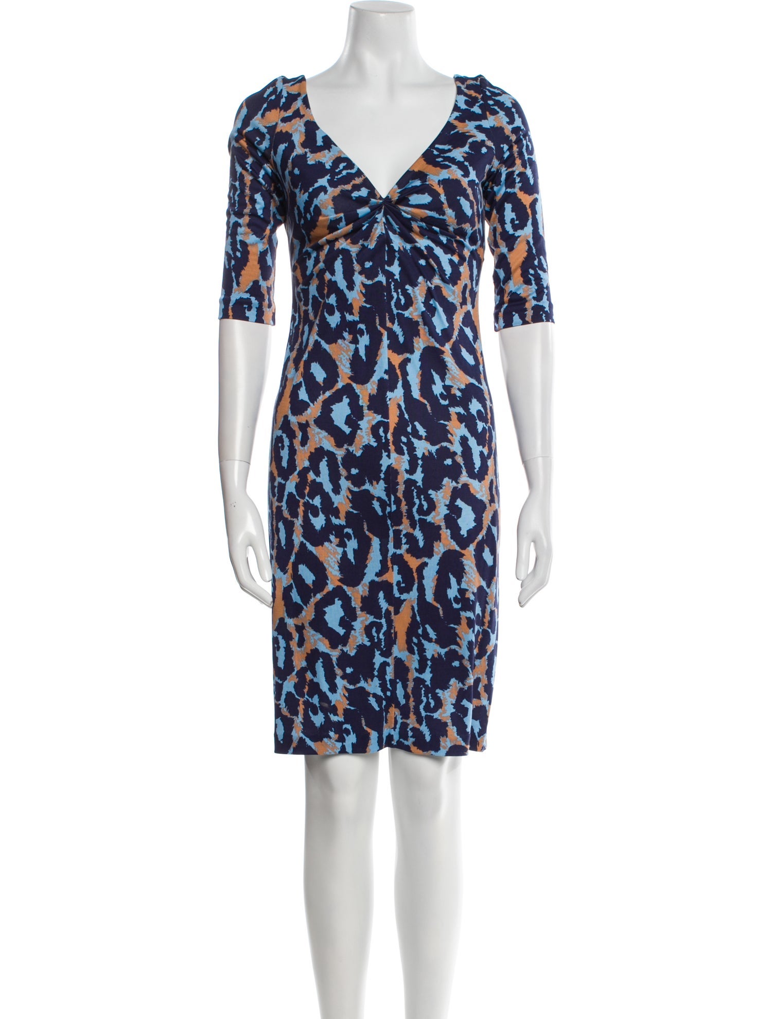 Diane von Furstenberg Silk Knee-Length Dress