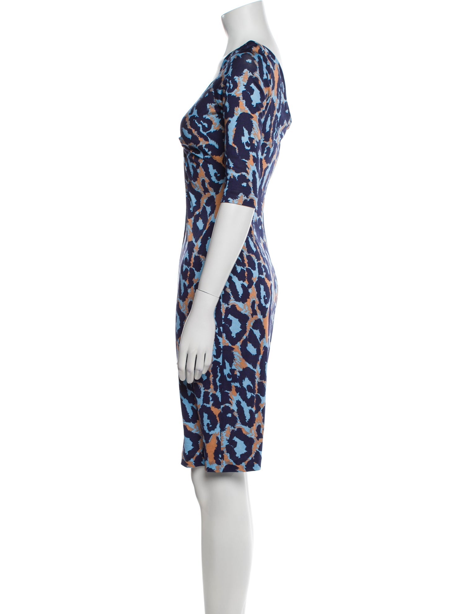 Diane von Furstenberg Silk Knee-Length Dress