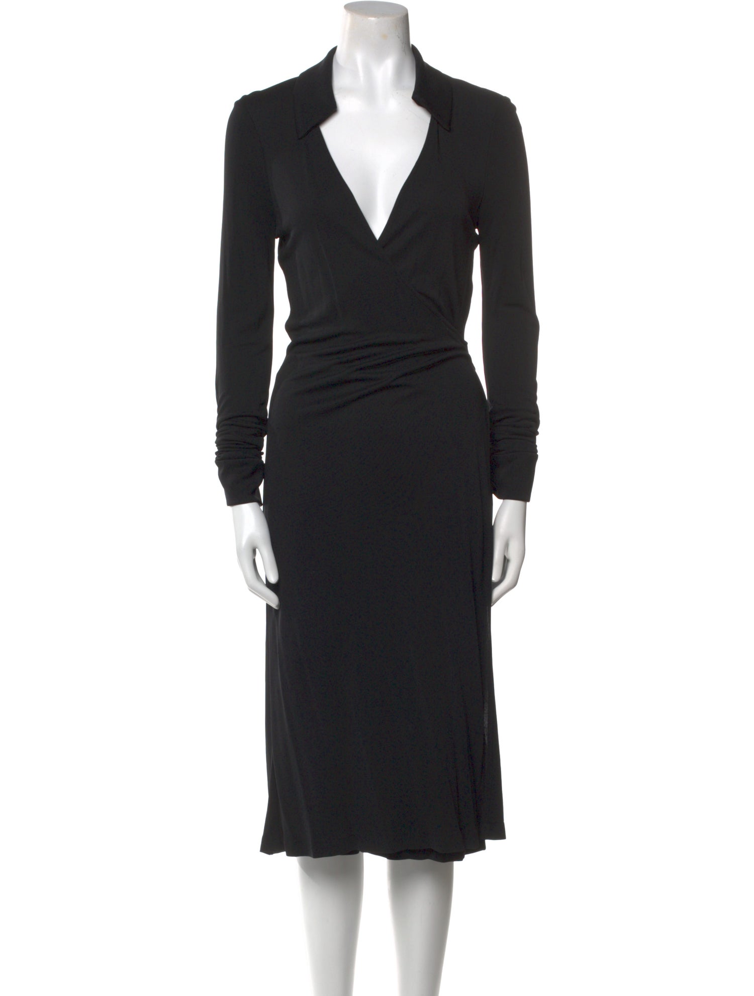 Diane von Furstenberg V-Neck Midi Length Dress
