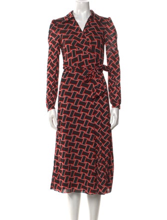 Diane von Furstenberg Silk Midi Length Dress