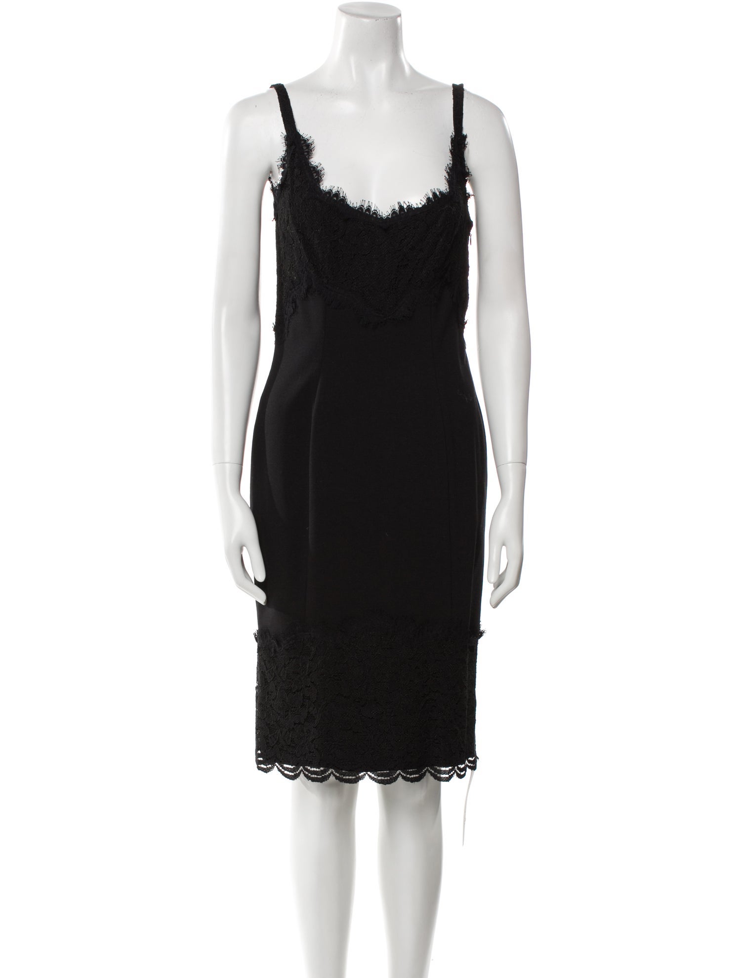 Diane von Furstenberg Scoop Neck Knee-Length Dress