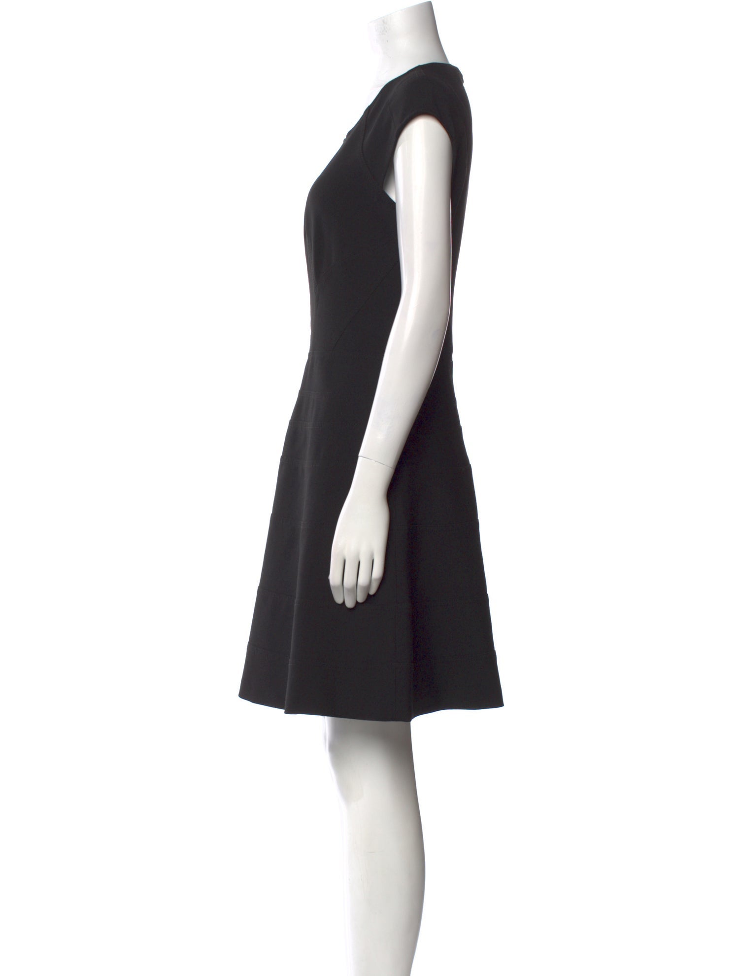 Diane von Furstenberg Scoop Neck Mini Dress