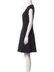 Diane von Furstenberg Scoop Neck Mini Dress