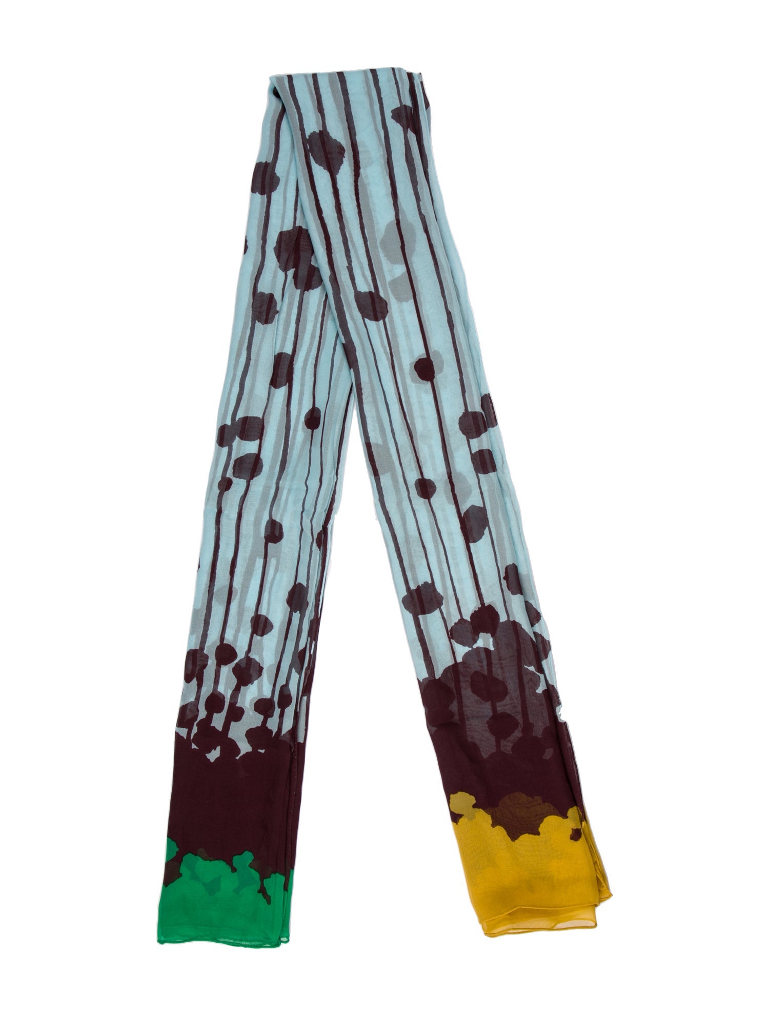 Diane von Furstenberg Silk Printed Scarf w/ Tags