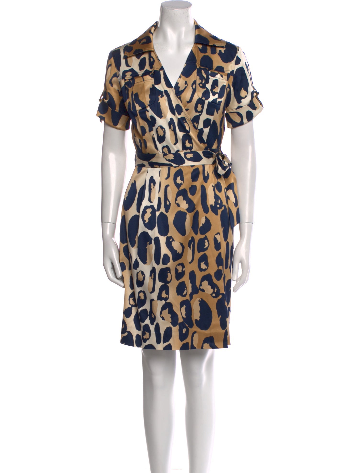 Diane von Furstenberg Silk Knee-Length Dress