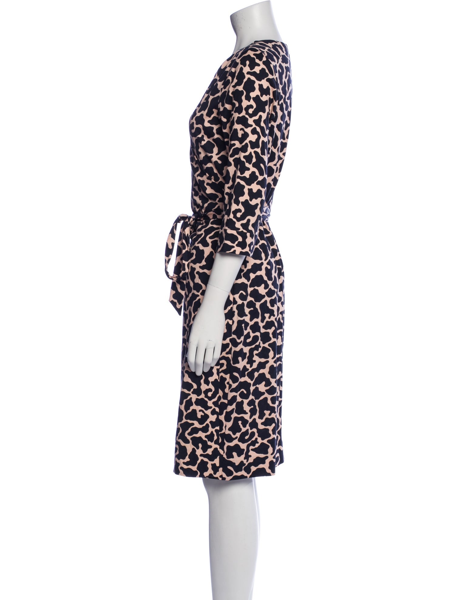 Diane von Furstenberg Printed Midi Length Dress