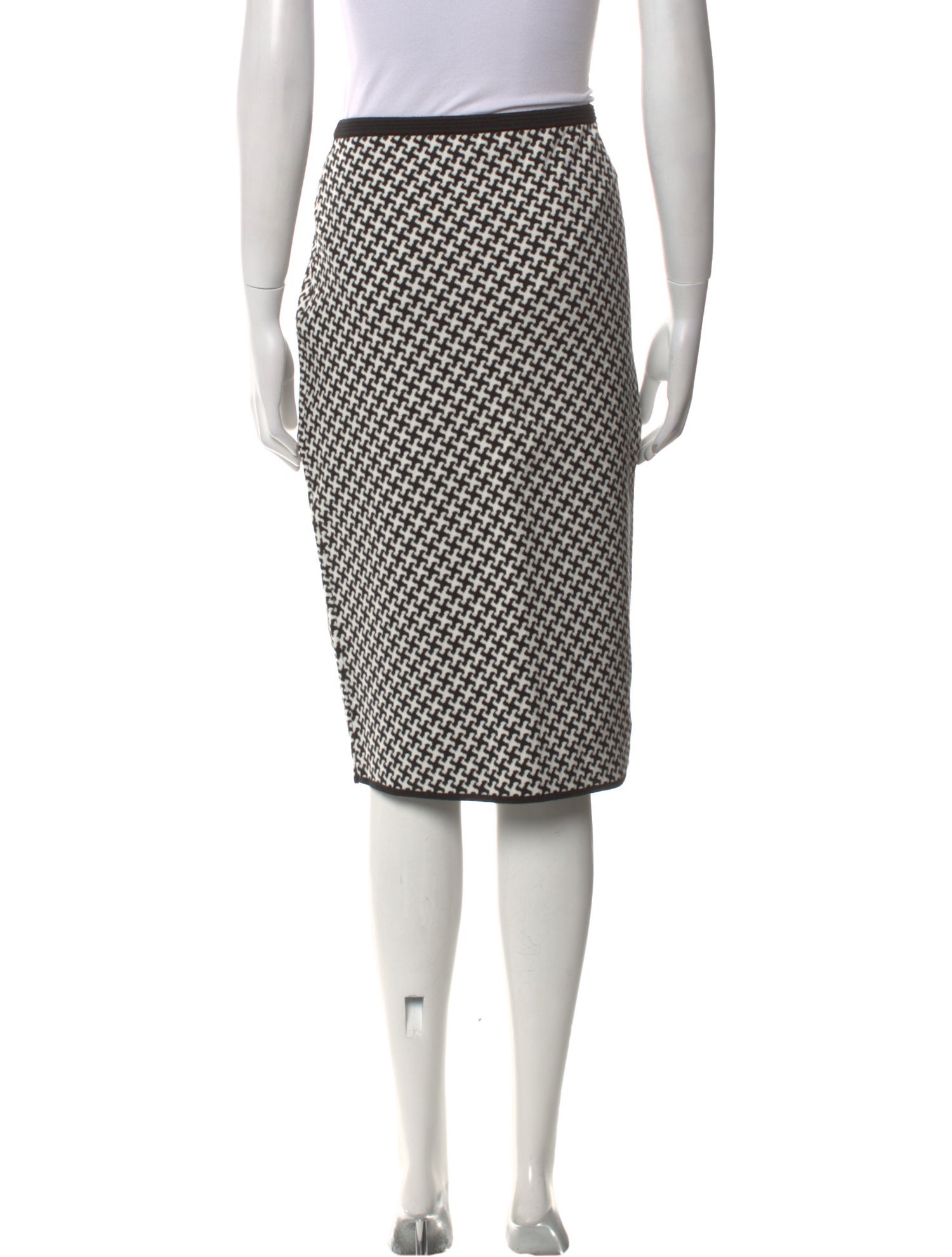 Diane von Furstenberg Polka Dot Print Knee-Length Skirt