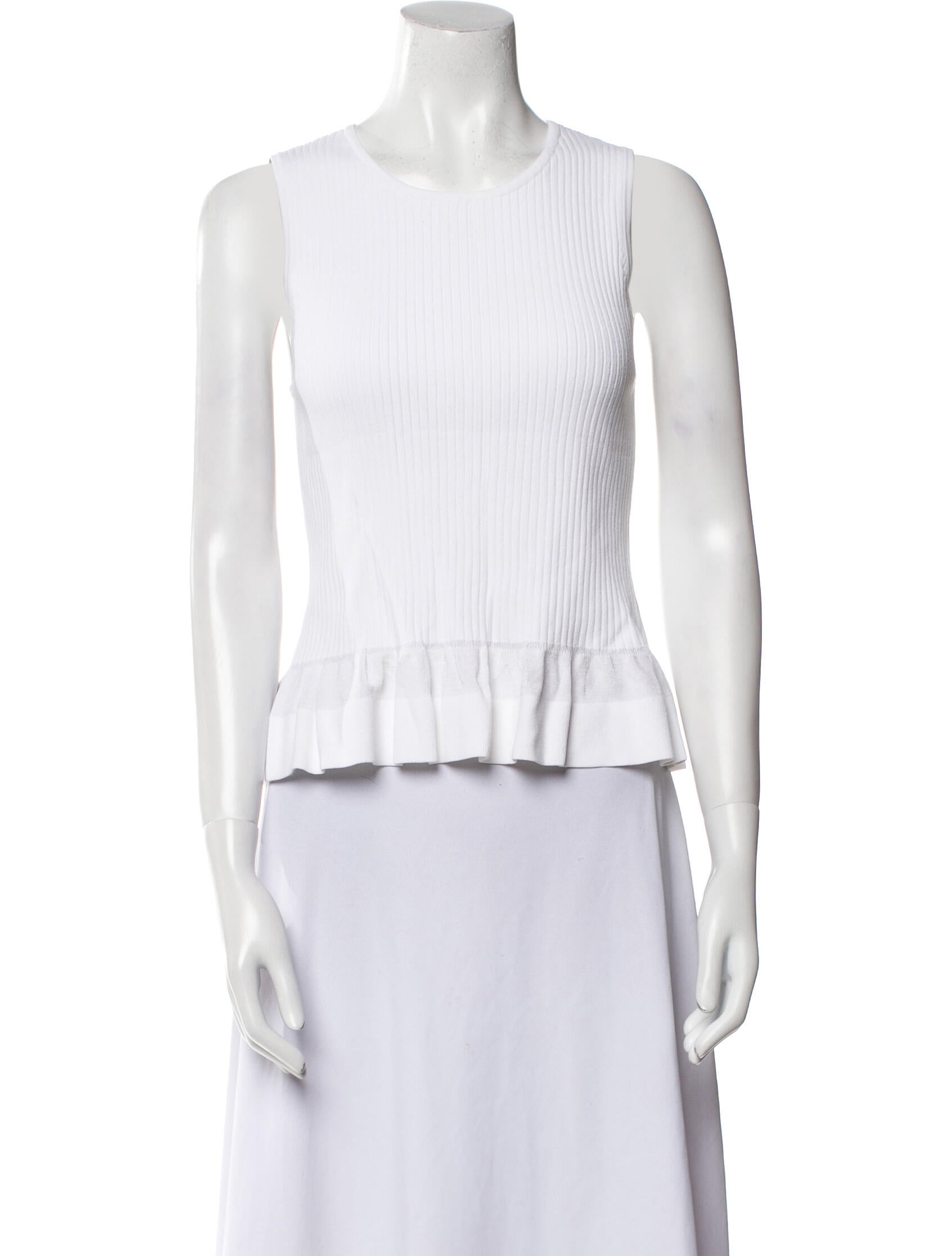 Diane von Furstenberg Crew Neck Sleeveless Top