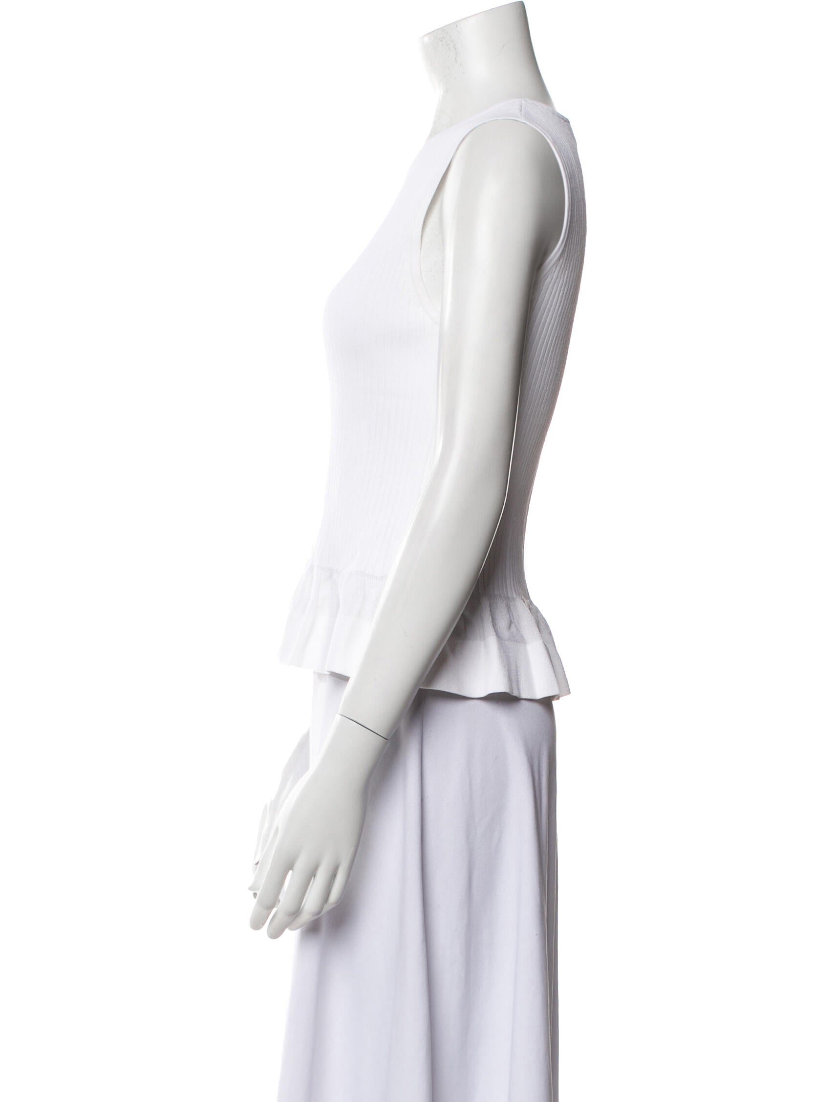 Diane von Furstenberg Crew Neck Sleeveless Top