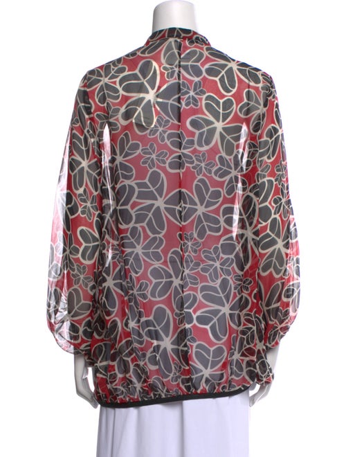 Diane von Furstenberg Silk Printed Blouse