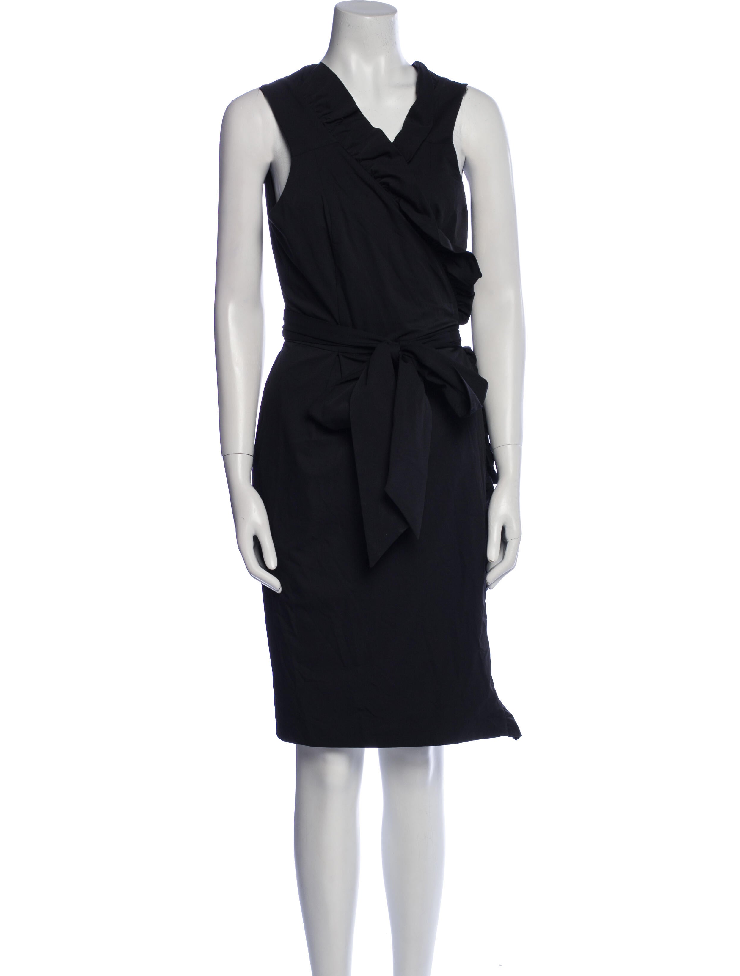 Diane von Furstenberg V-Neck Knee-Length Dress