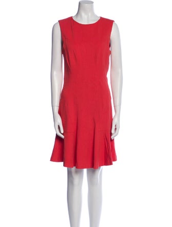 Diane von Furstenberg Crew Neck Mini Dress