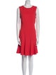 Diane von Furstenberg Crew Neck Mini Dress
