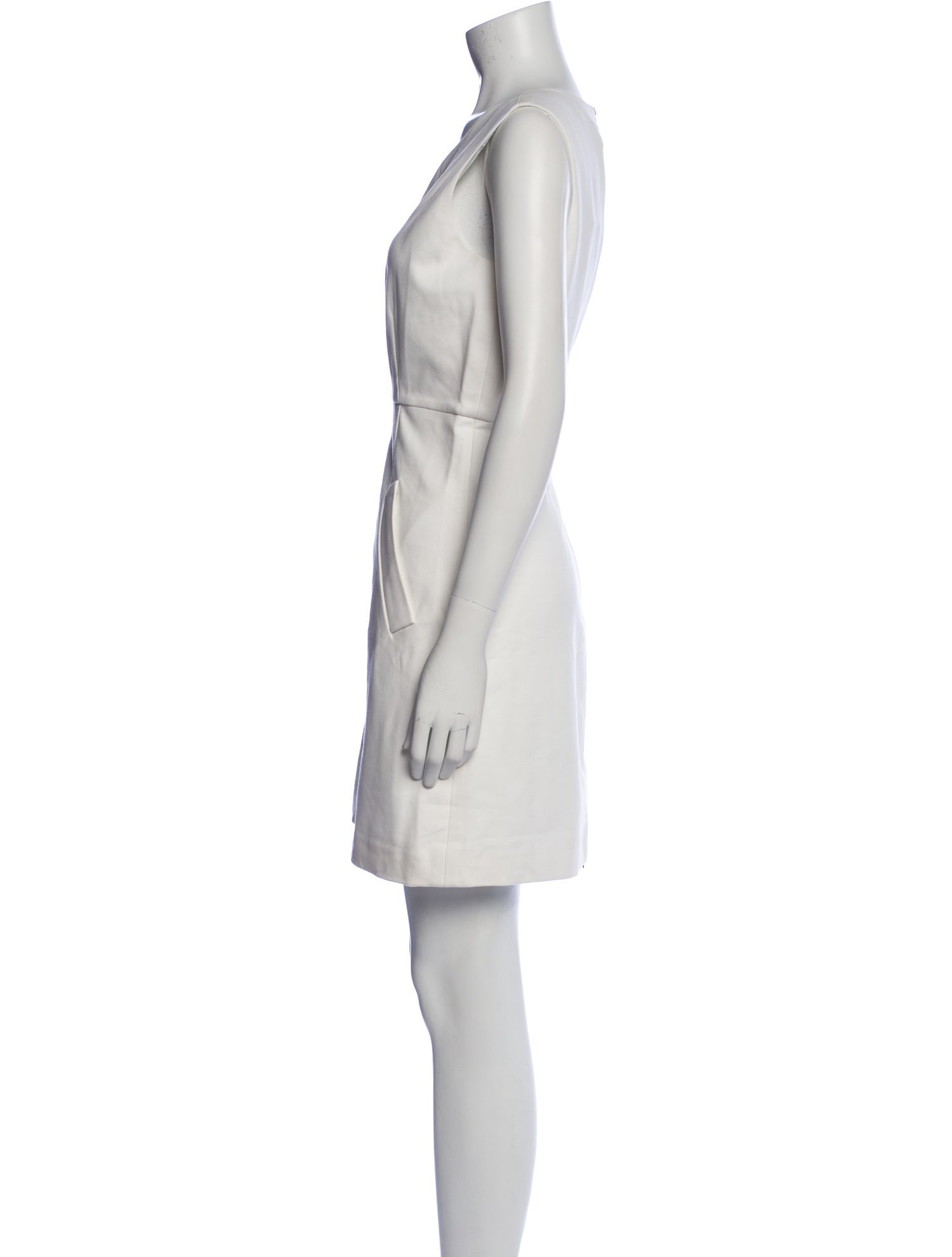 Diane von Furstenberg Scoop Neck Mini Dress