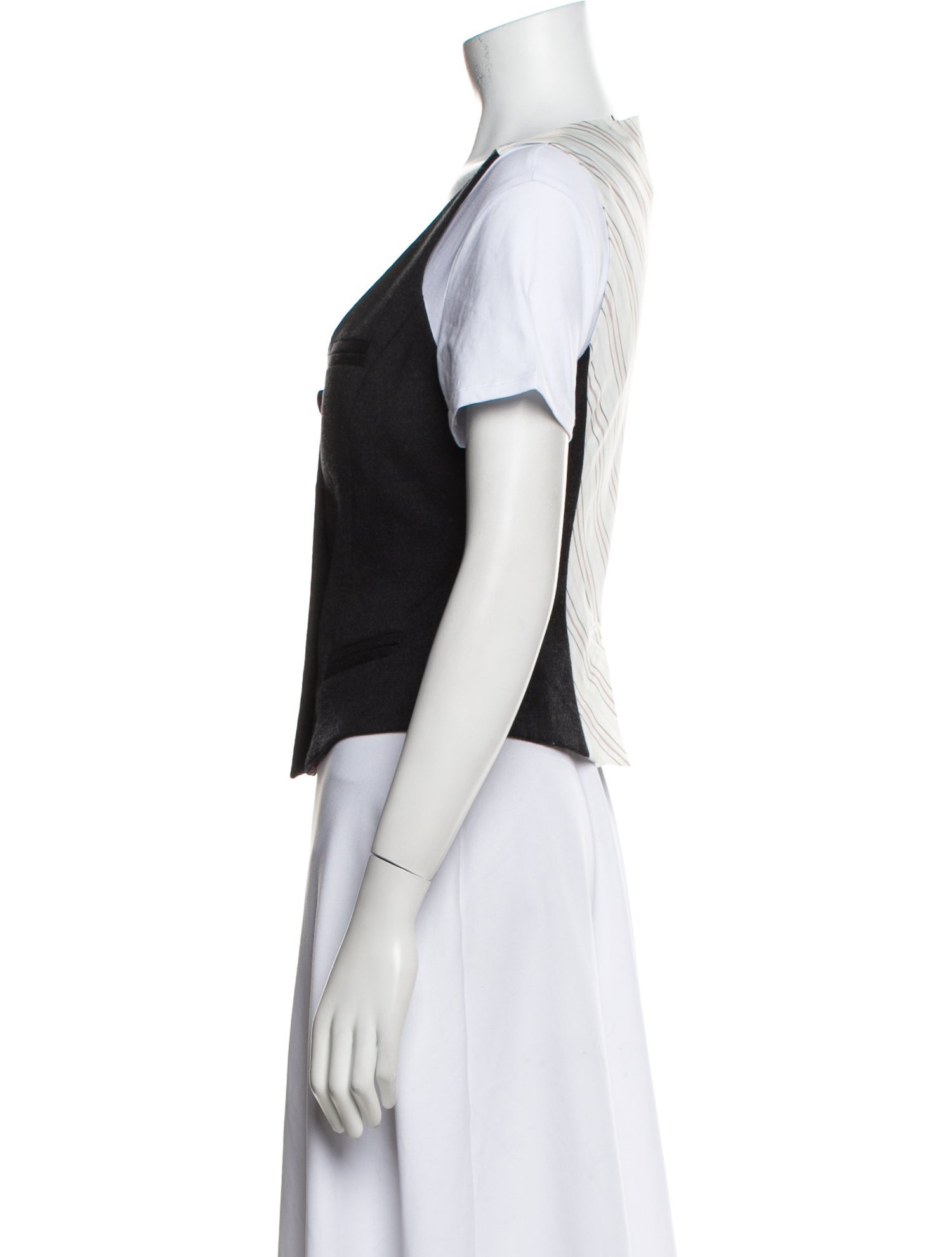 Diane von Furstenberg Wool V-Neck T-Shirt