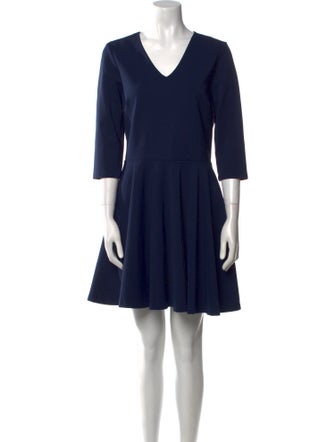 Diane von Furstenberg V-Neck Mini Dress