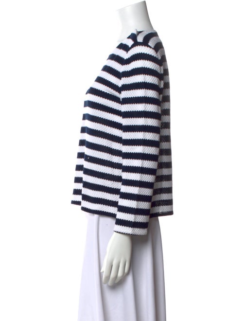 Diane von Furstenberg Striped Crew Neck Top