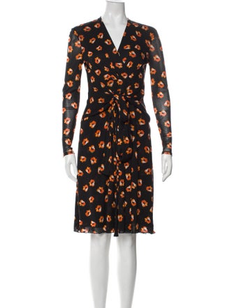 Diane von Furstenberg Printed Knee-Length Dress