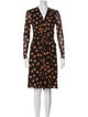 Diane von Furstenberg Printed Knee-Length Dress