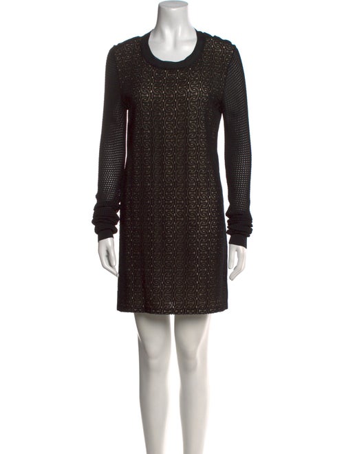 Diane von Furstenberg Scoop Neck Mini Dress
