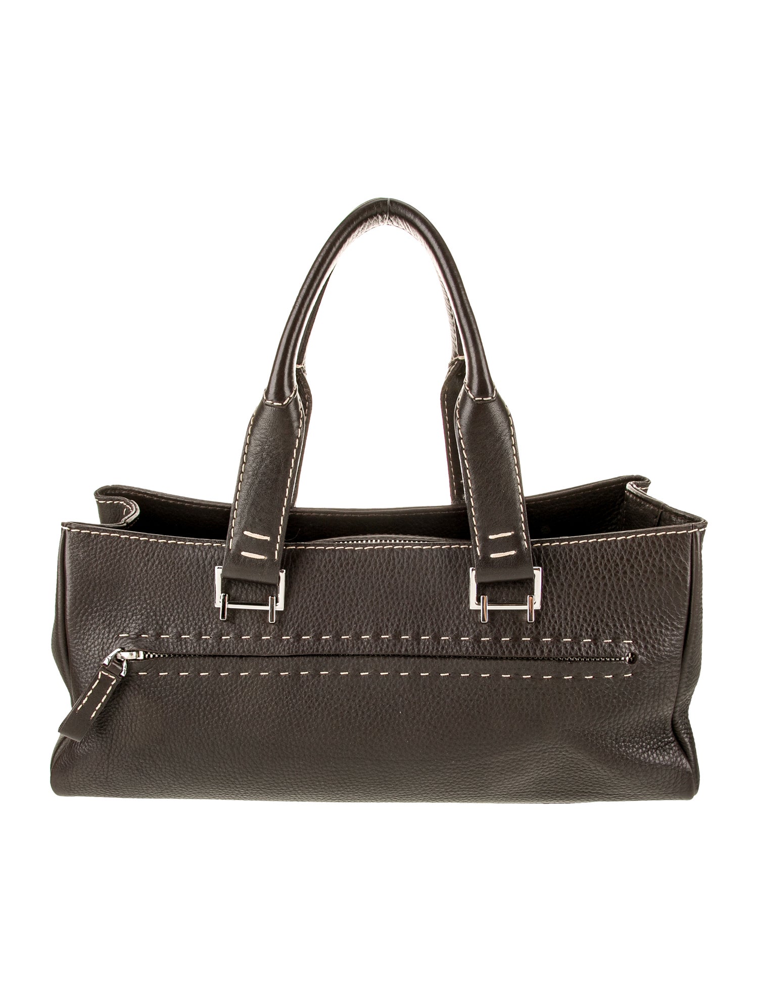 VBH Leather Top Handle Bag