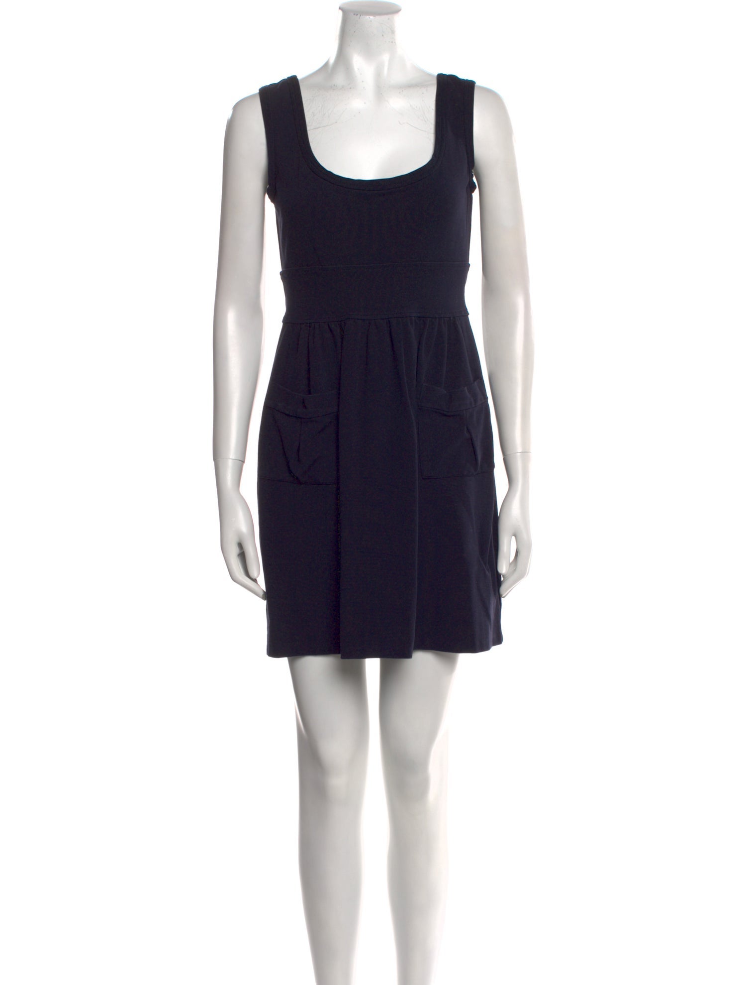 Diane von Furstenberg Scoop Neck Mini Dress