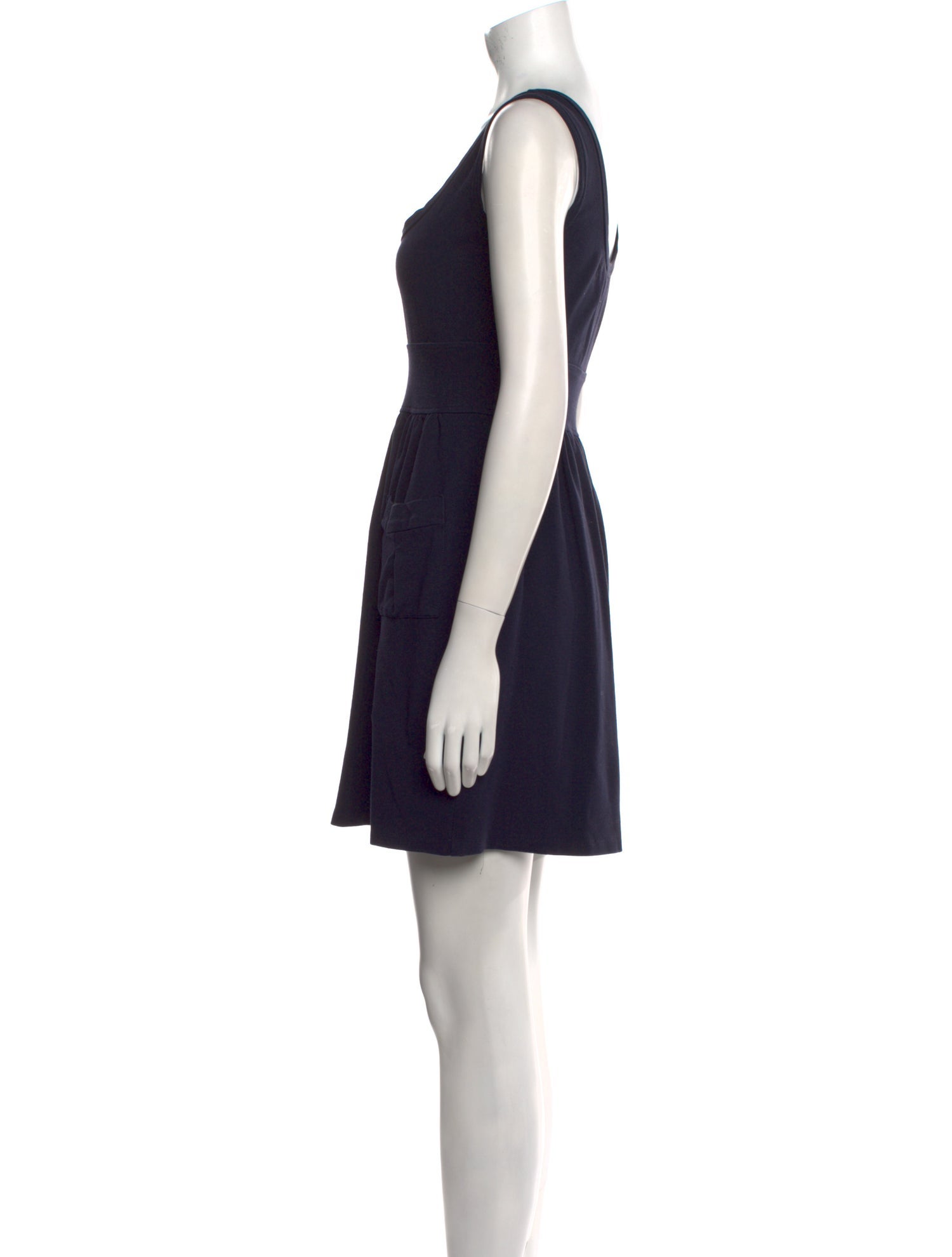 Diane von Furstenberg Scoop Neck Mini Dress