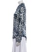 Diane von Furstenberg Silk Animal Print Blouse