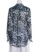 Diane von Furstenberg Silk Animal Print Blouse
