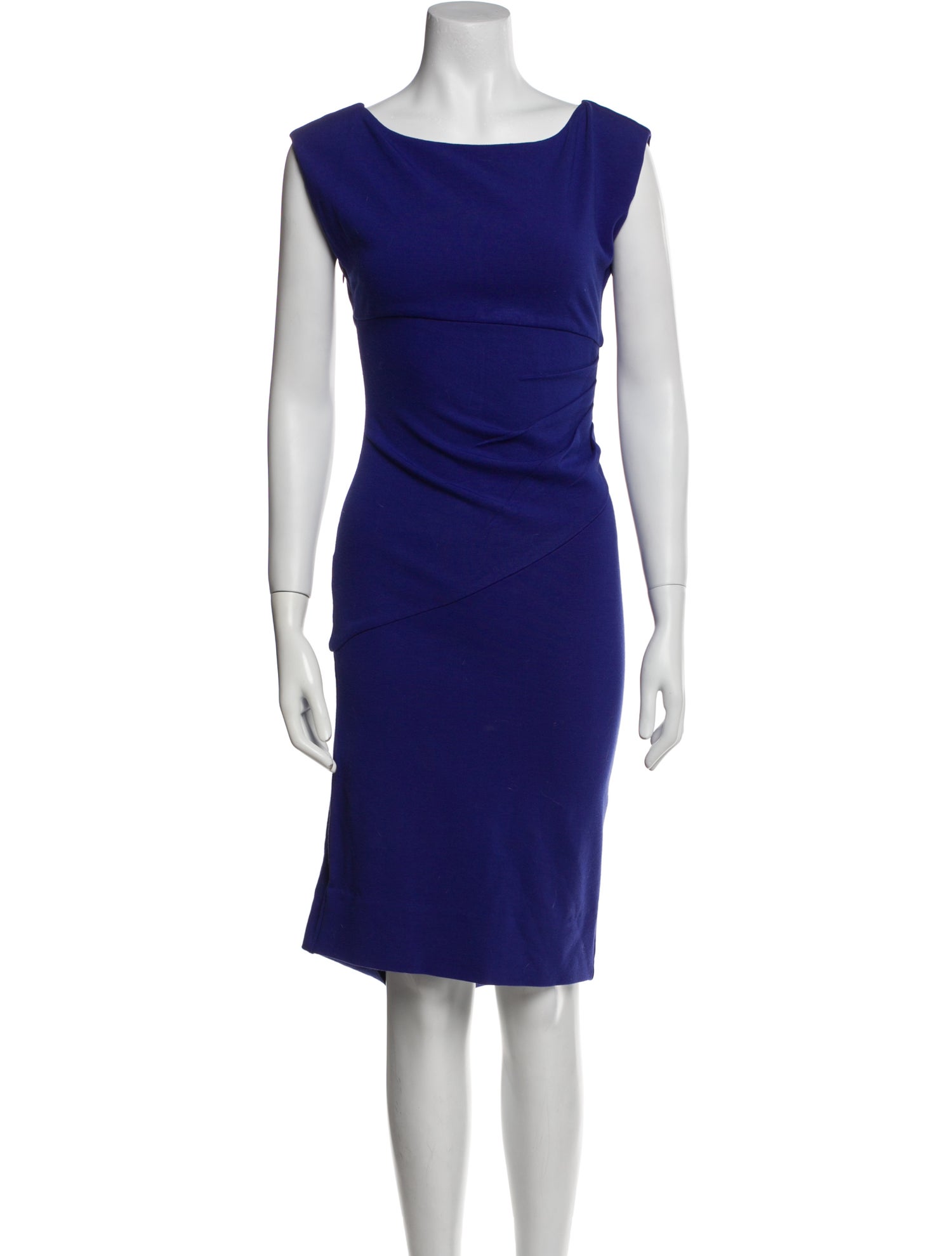 Diane von Furstenberg Bateau Neckline Knee-Length Dress