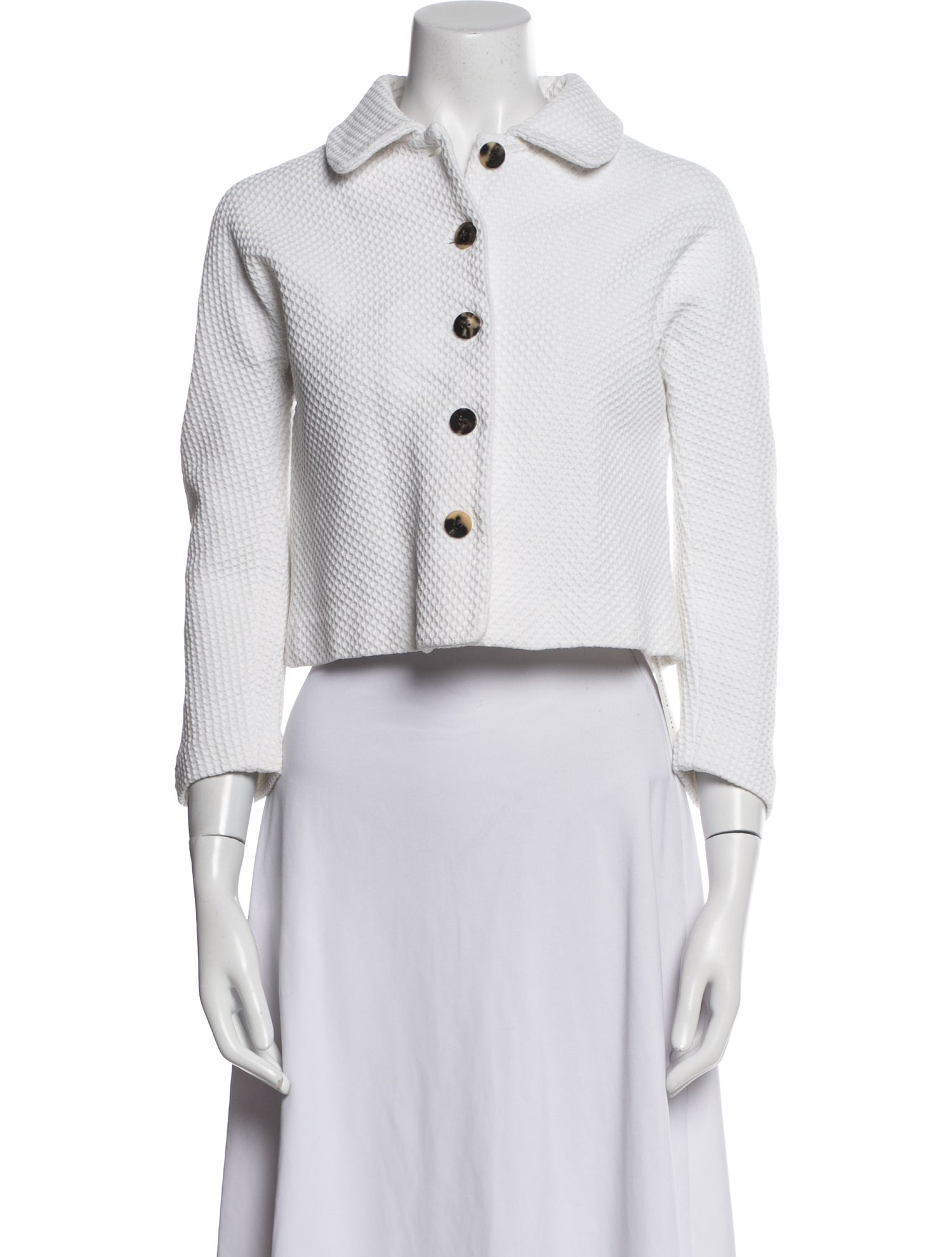Diane von Furstenberg Tweed Pattern Evening Jacket
