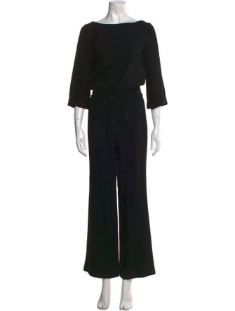 Diane von Furstenberg Bateau Neckline Jumpsuit