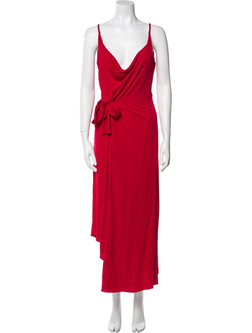Diane von Furstenberg Cowl Neck Long Dress