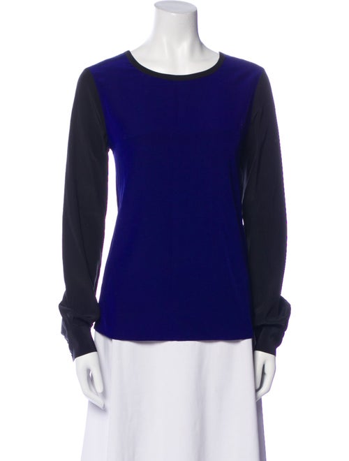 Diane von Furstenberg Silk Scoop Neck Top