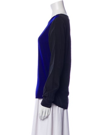 Diane von Furstenberg Silk Scoop Neck Top