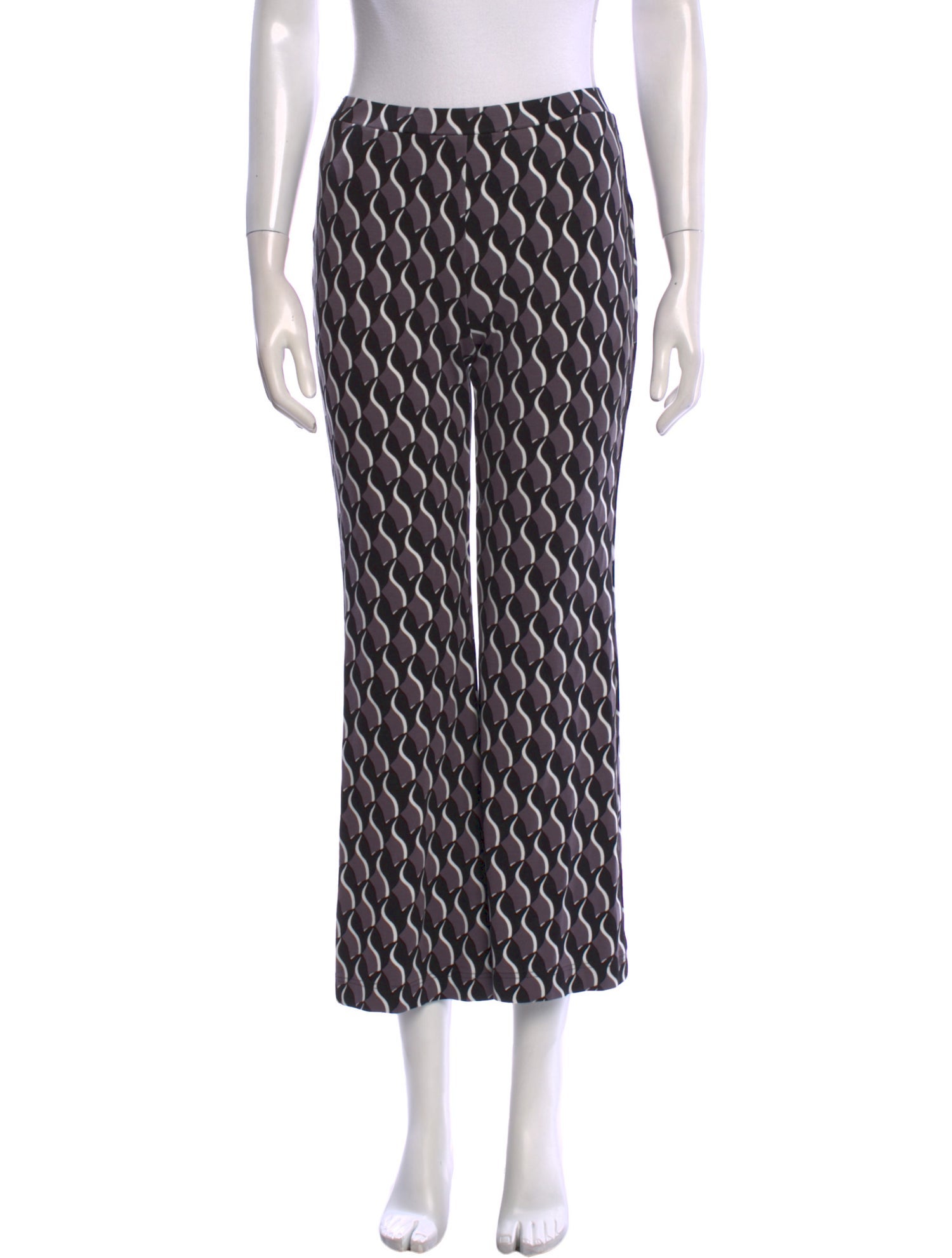 Diane von Furstenberg Printed Wide Leg Pants