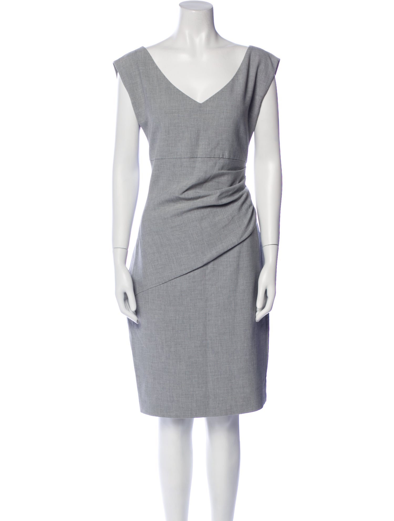 Diane von Furstenberg V-Neck Knee-Length Dress