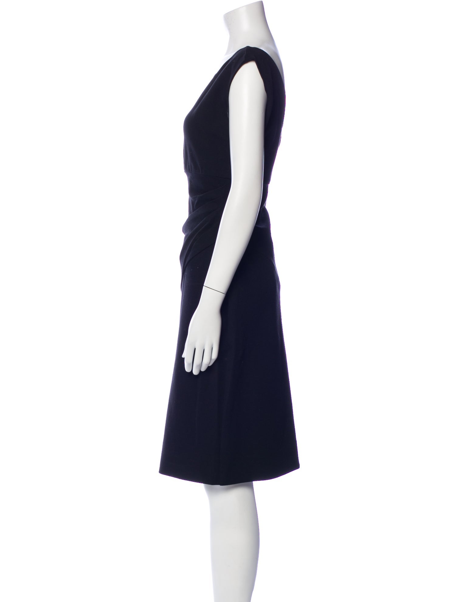 Diane von Furstenberg Bateau Neckline Knee-Length Dress