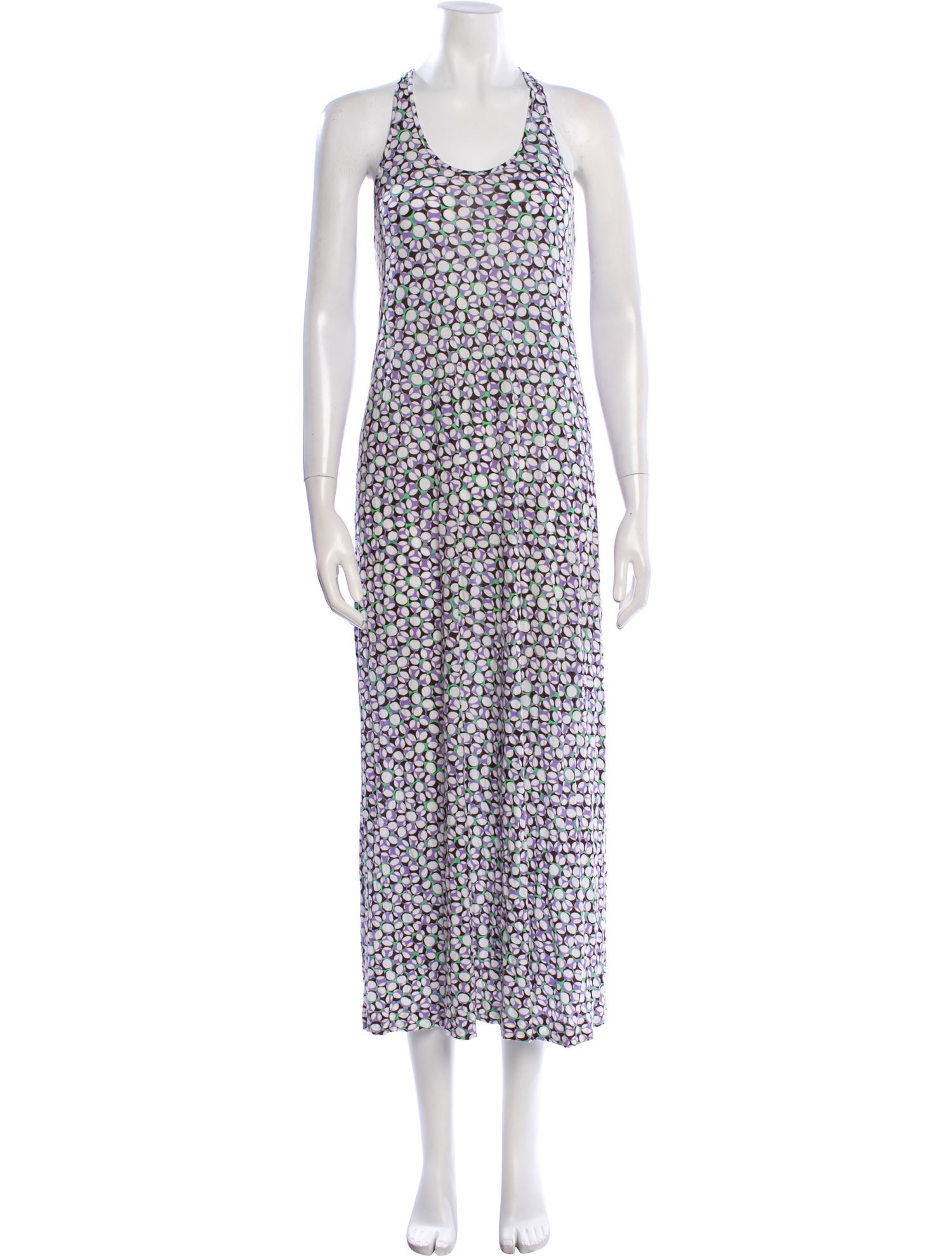 Diane von Furstenberg Printed Long Dress