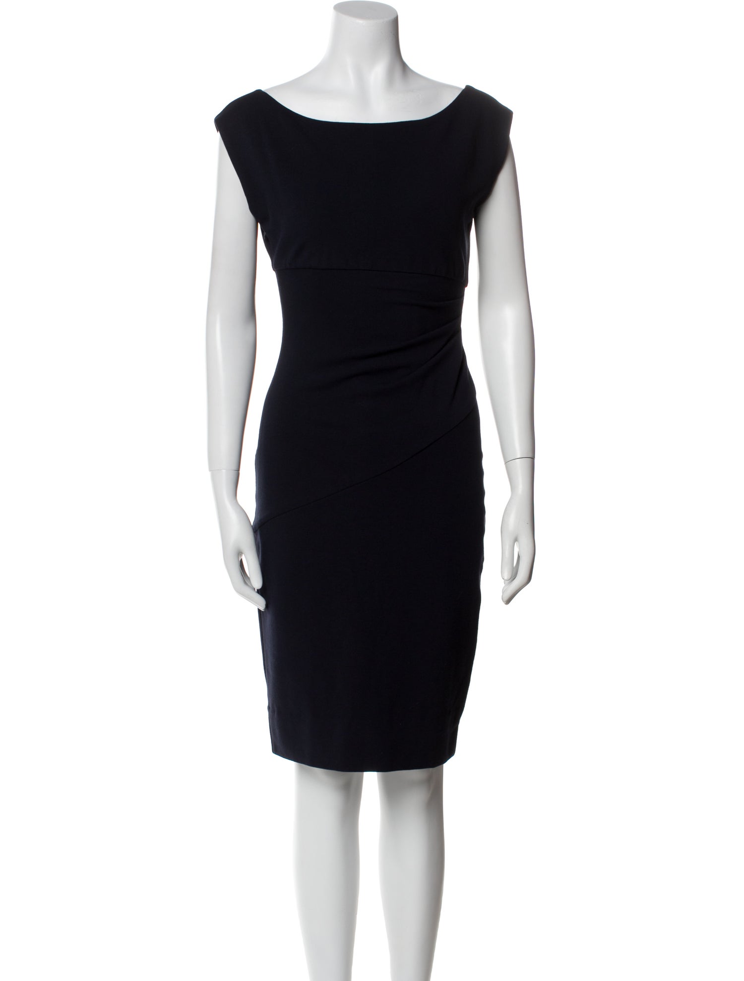 Diane von Furstenberg Bateau Neckline Knee-Length Dress