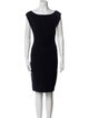 Diane von Furstenberg Bateau Neckline Knee-Length Dress