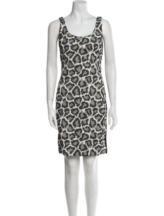 Diane von Furstenberg Animal Print Mini Dress