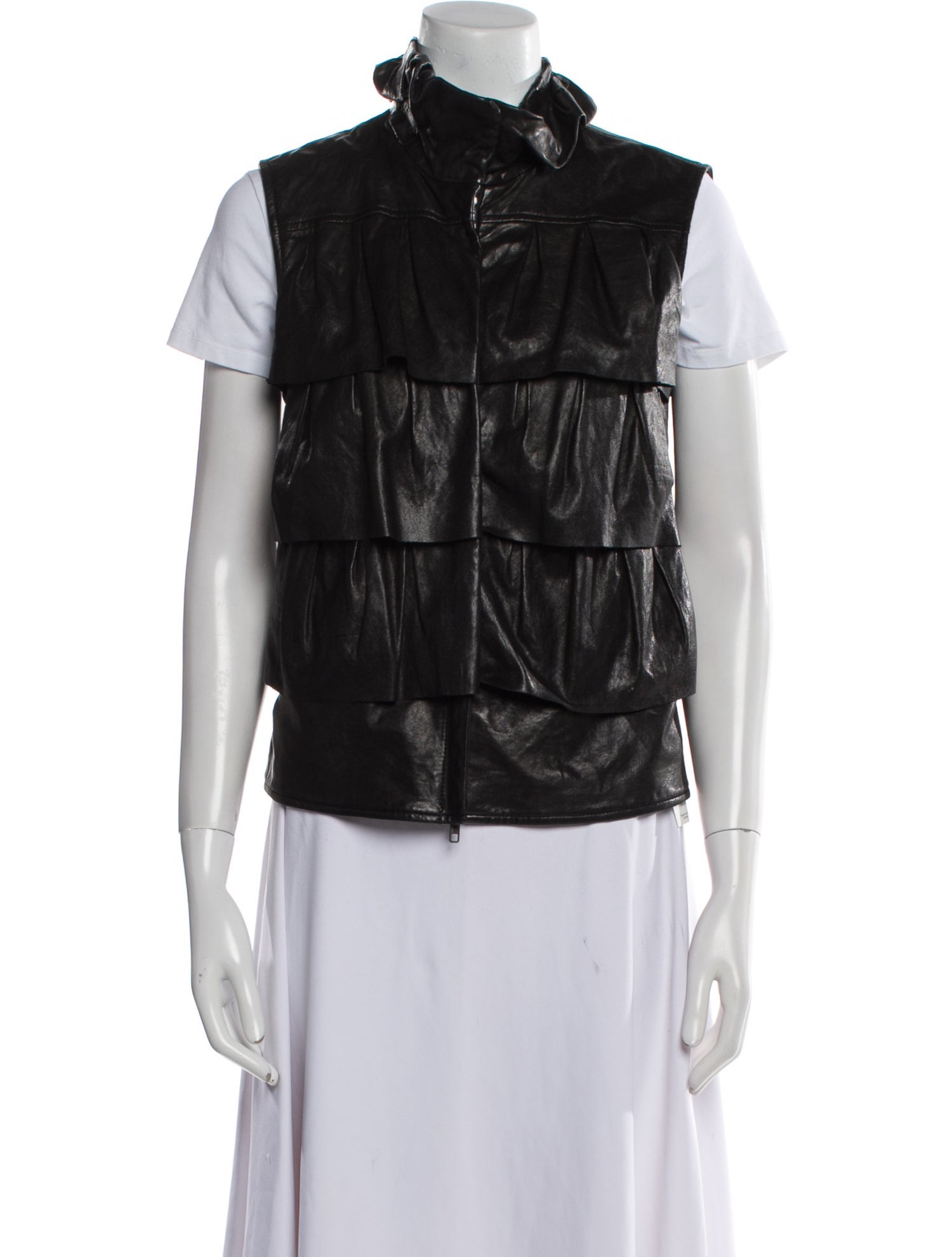 Diane von Furstenberg Leather Vest