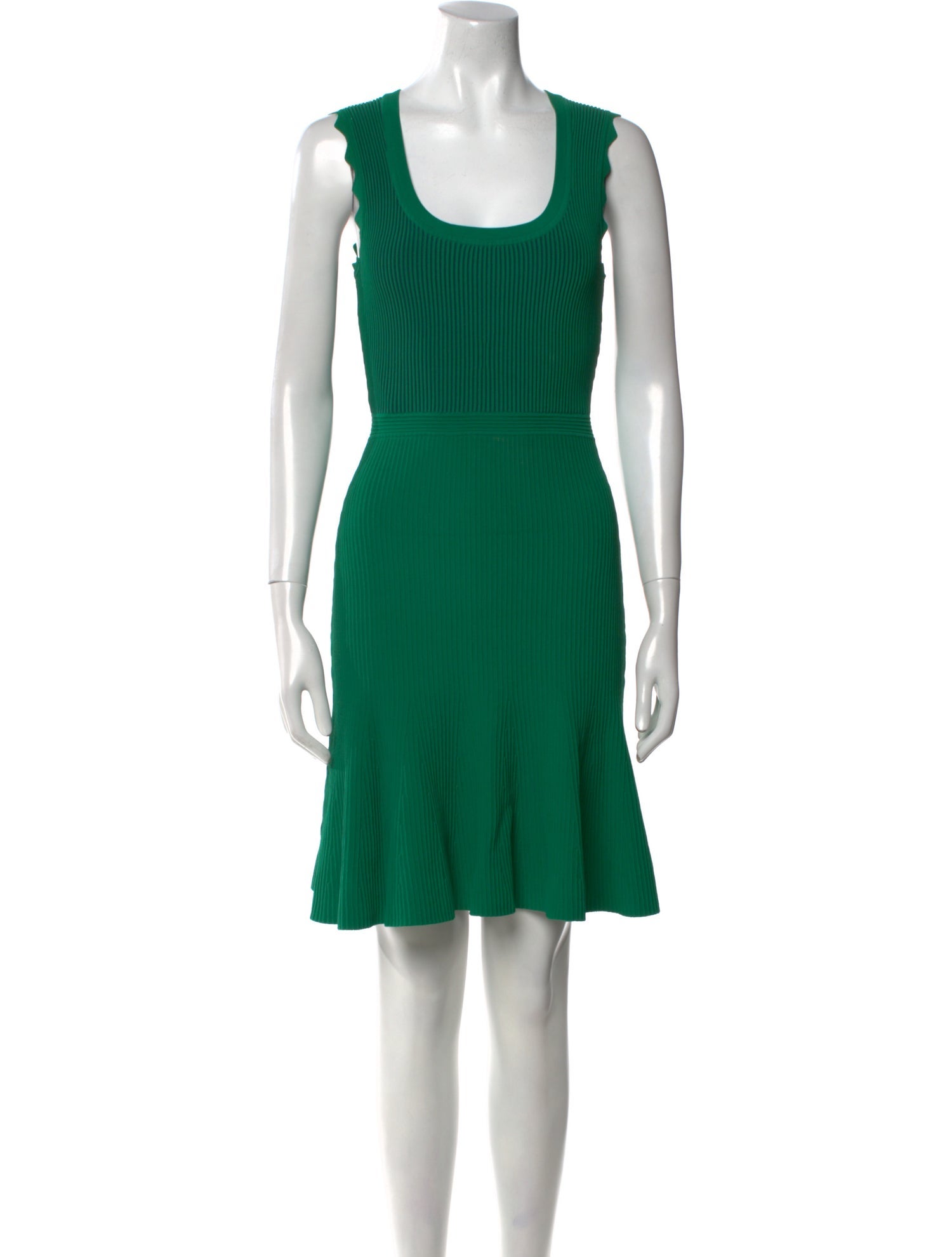 Diane von Furstenberg Scoop Neck Mini Dress