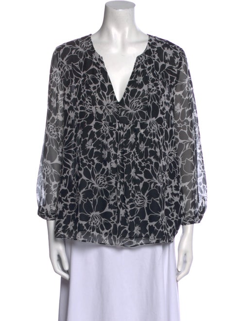 Diane von Furstenberg Silk Printed Blouse