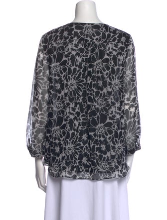Diane von Furstenberg Silk Printed Blouse
