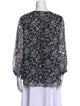 Diane von Furstenberg Silk Printed Blouse