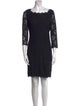 Diane von Furstenberg Lace Pattern Knee-Length Dress